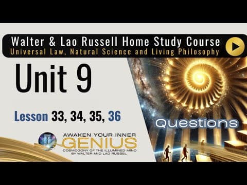 Unit 9: Cosmic Principles Applied